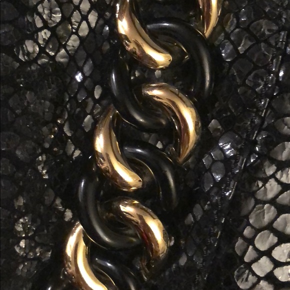RARE Michael Kors Snake & Chain Link Hobo Bag! - Picture 3 of 8
